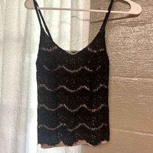 Size Small Black lace top